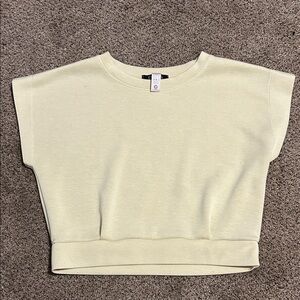 Chic Light Yellow Crop Top for Women